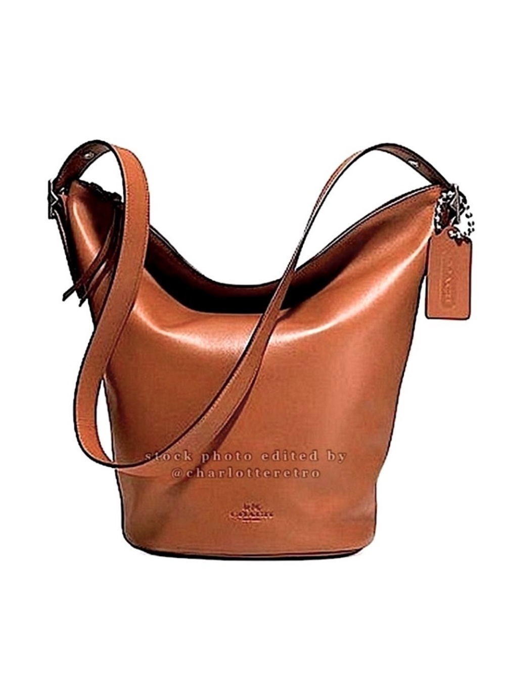 vtg COACH Bleecker Leather Bucket Bag • 32282